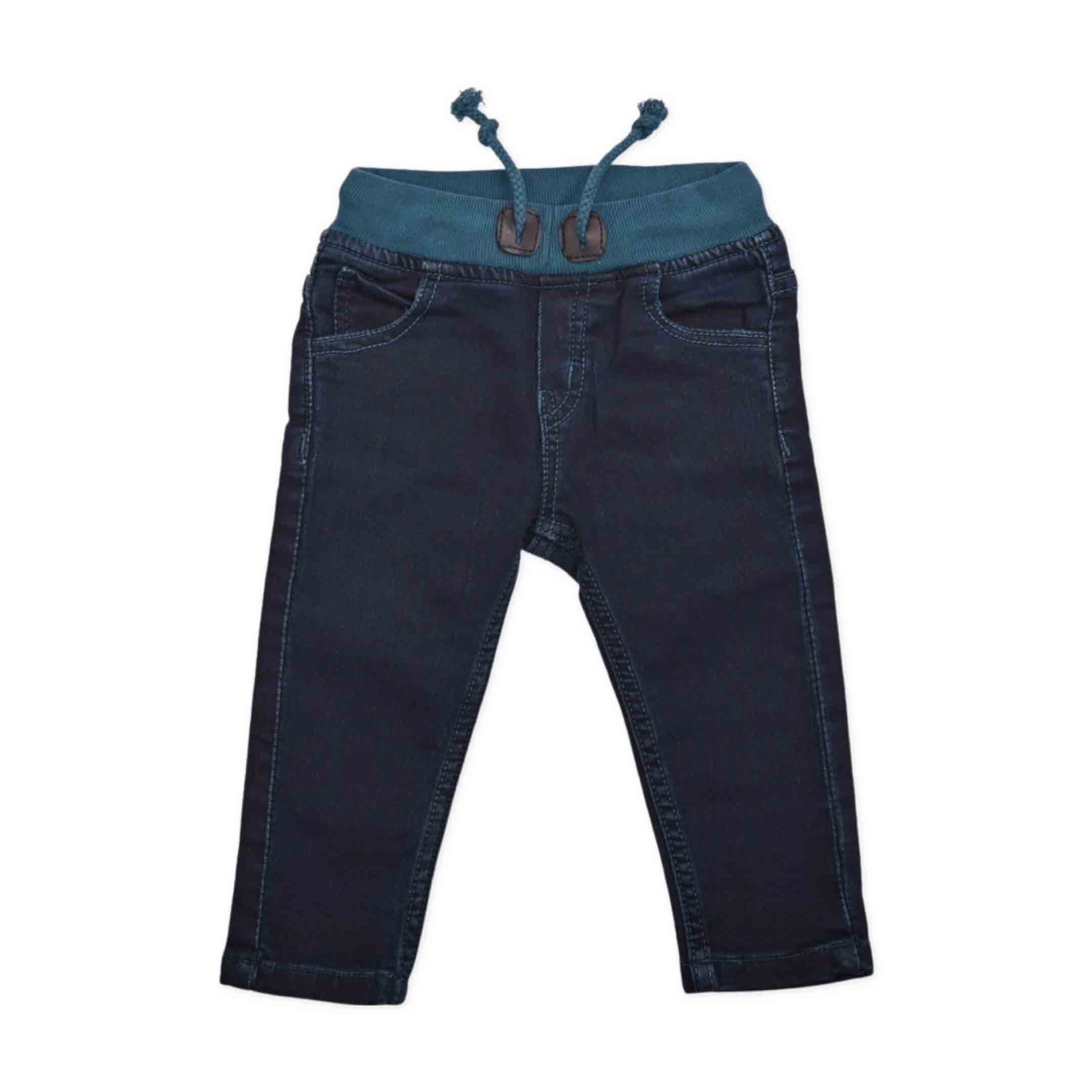 Zoul & Zera stylish & comfortable full length jeans with rib waist & draw string for boys